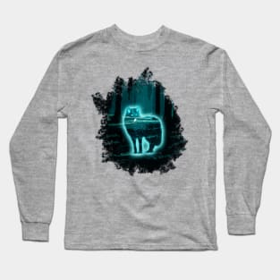 Wolf spirit in the forest Long Sleeve T-Shirt